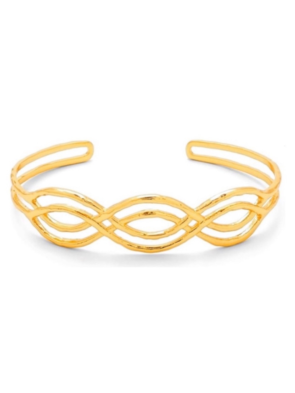 Gorjana Mesa Wave Cuff Bracelet - Gold - Picture 1 of 11